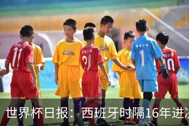 世界杯日报：西班牙时隔16年进决赛 因凡蒂诺指控被正式提交